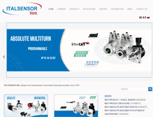 Tablet Screenshot of italsensor.com